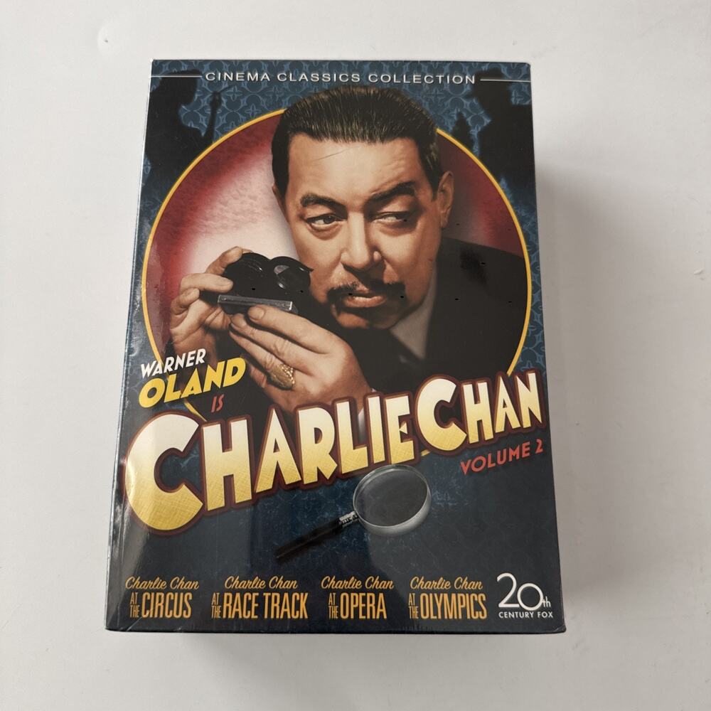 Charlie Chan a Vol 2 (4-DVD Set, 2006, Warner Orland) FACTORY SEALED